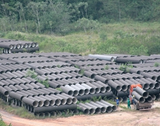 Tubulações da Adutora Chapeu D'Uvas